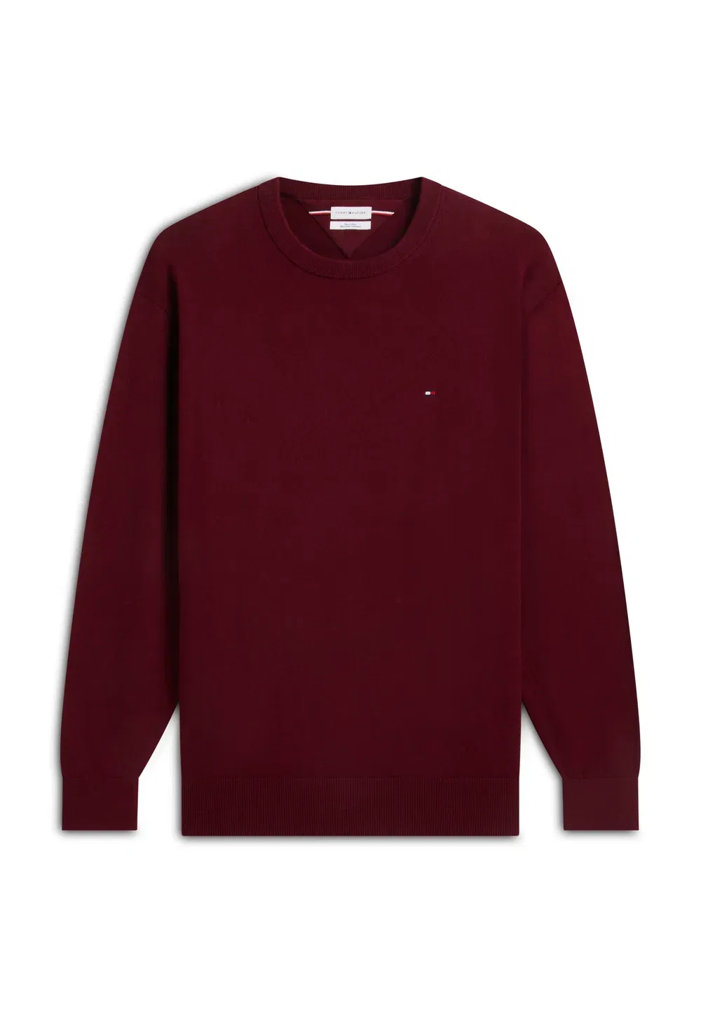 Пима - джемпер Tommy Hilfiger, Burgandy — фото 4