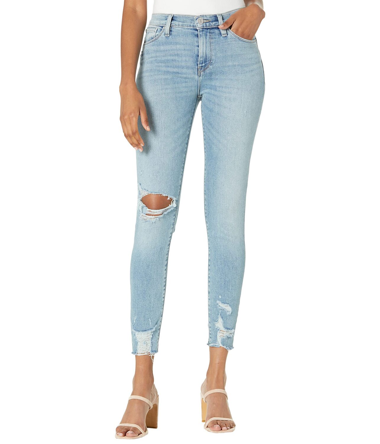 

Джинсы Hudson Jeans, Nico Midrise Super Skinny