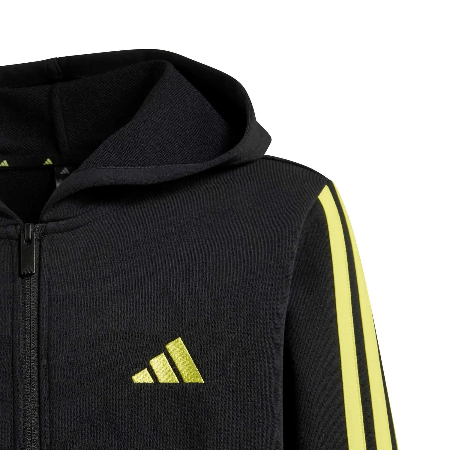 Детская футболка с длинным рукавом Adidas Sport J 3S Ft Ts 220, Schwarz — фото 3