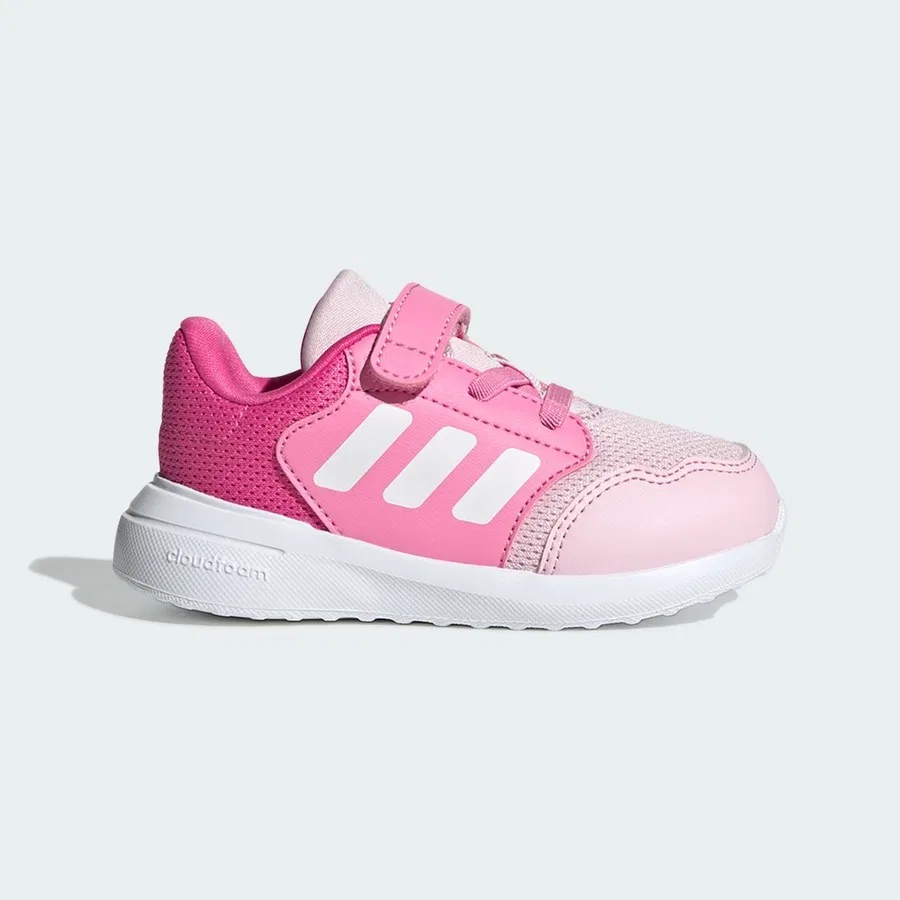 Детские спортивные кроссовки с принтом Tensaur Run 3.0 adidas, Розово-белый