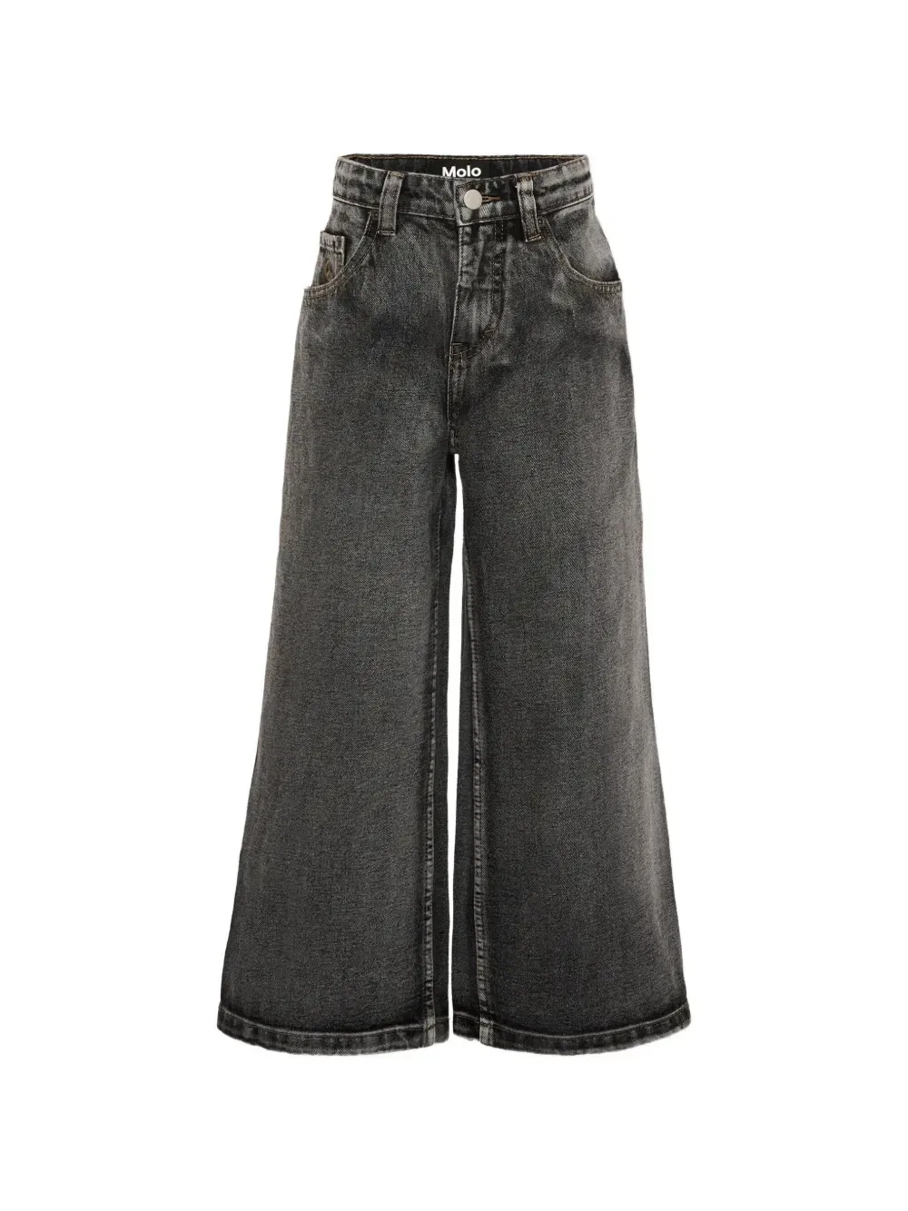 Широкие джинсы Askio с эффектом acid-wash Molo, серый