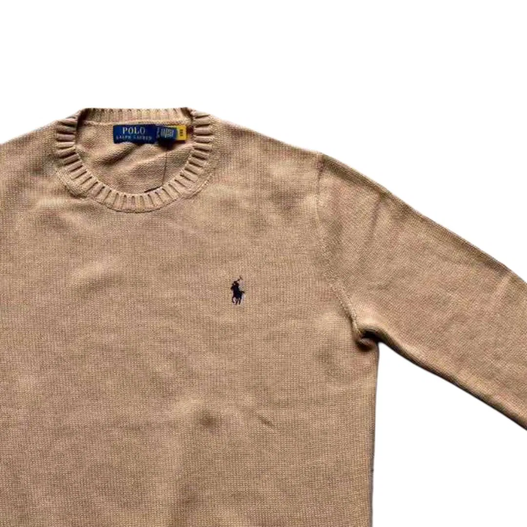 Мужской свитер с круглым вырезом Polo Ralph Lauren, Brown — фото 4