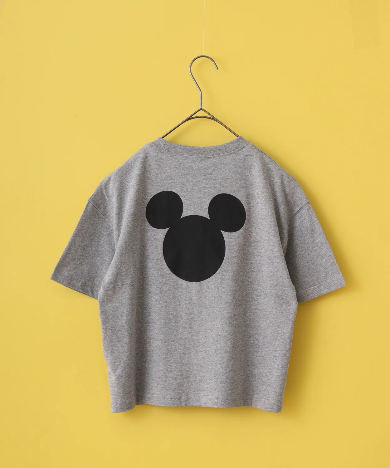 Детская футболка оверсайз с принтом MICKEY MOUSE, Heather Grey