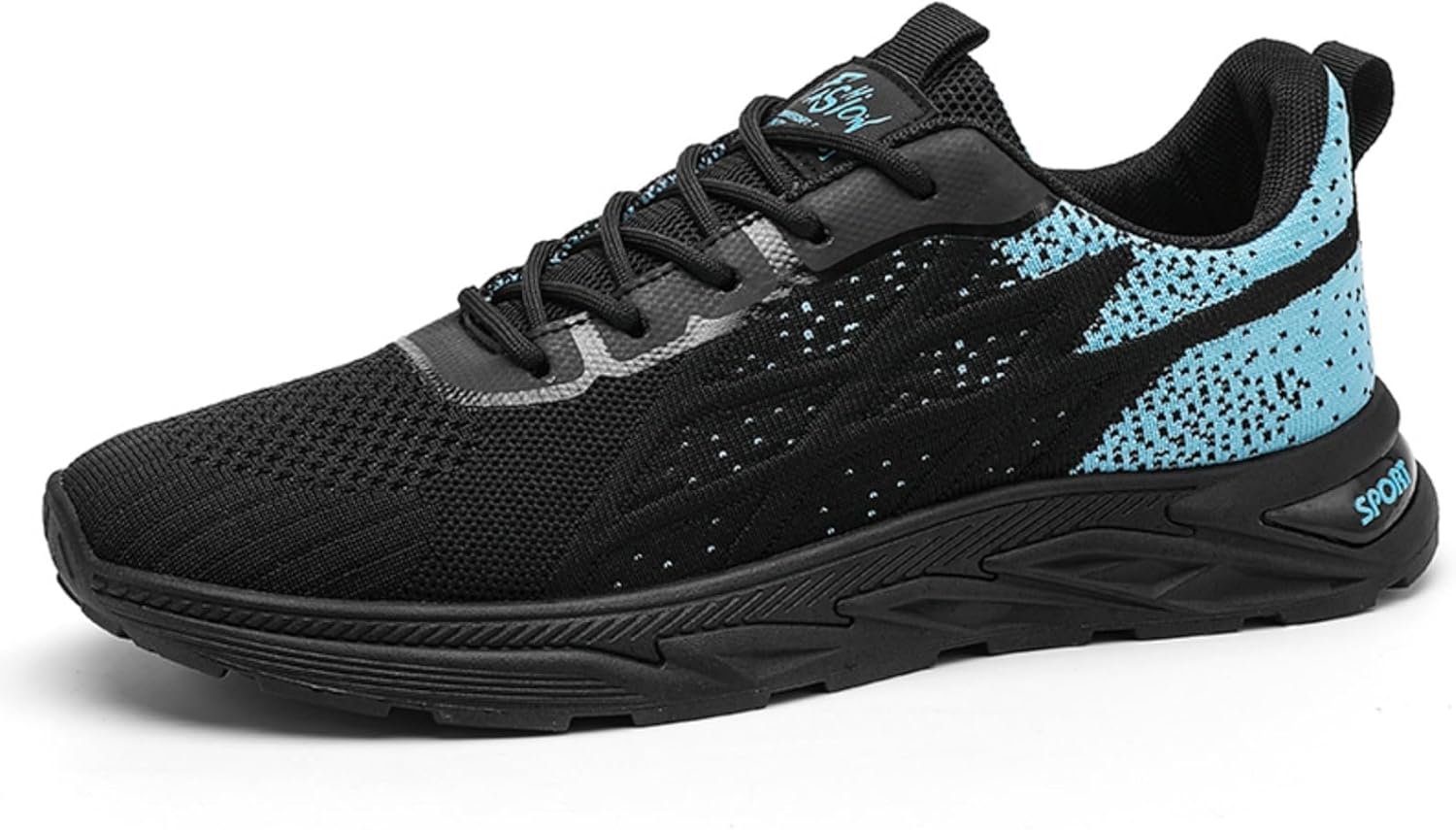 

Мужские кроссовки для бега: вдохновленные модой кеды, дышащая сетка, противоскользящие, для тренажерного зала, спорта, тренировок и повседневной ходьбы Kpdwfms, синий