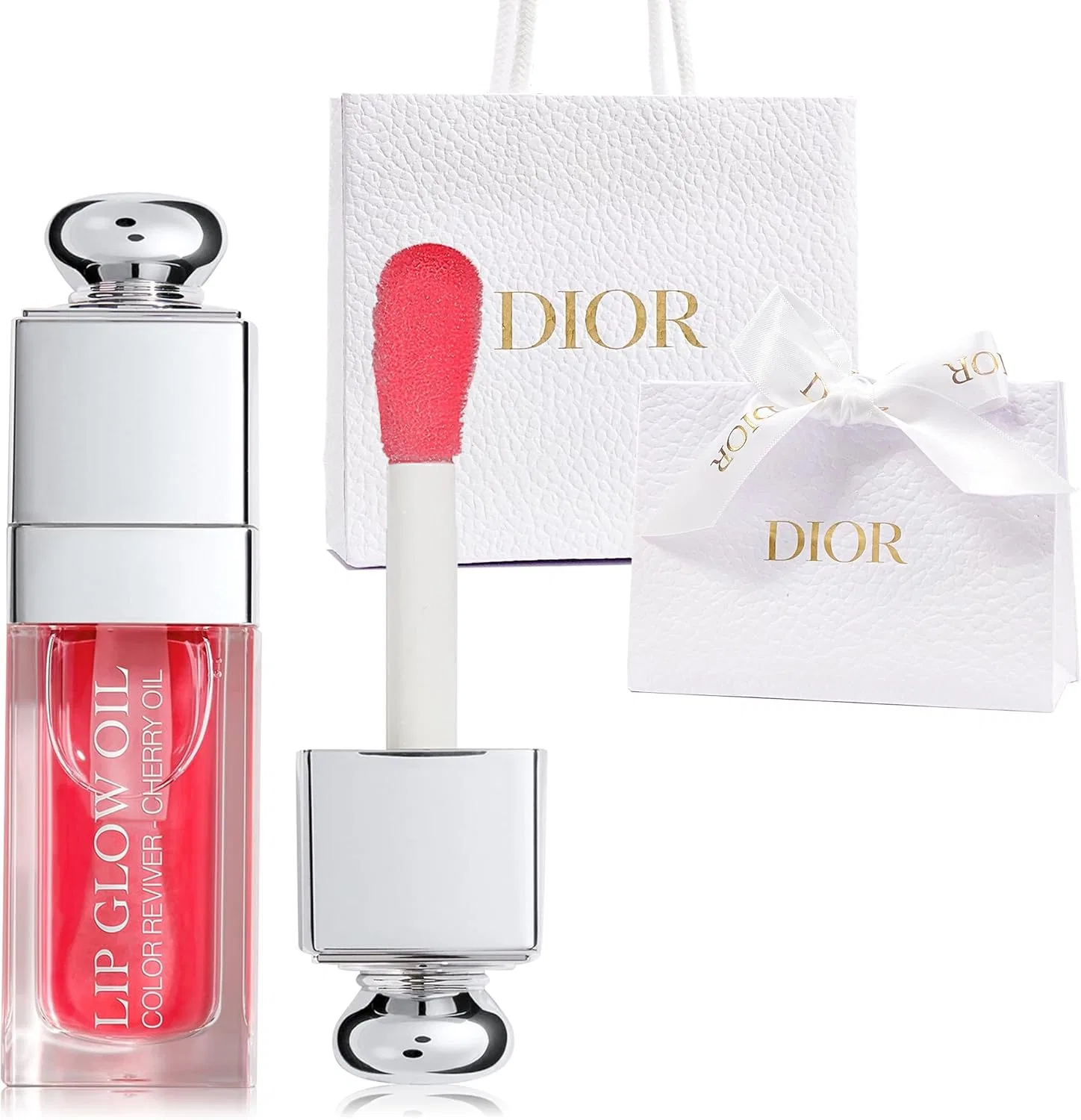Масло для губ Dior Addict Lip Grow Oil, оттенок вишневый, 6 мл
