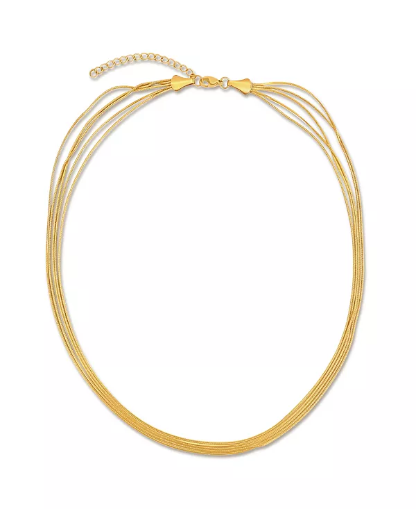 

Многослойное цепочное ожерелье Justine Ellie Vail, gold