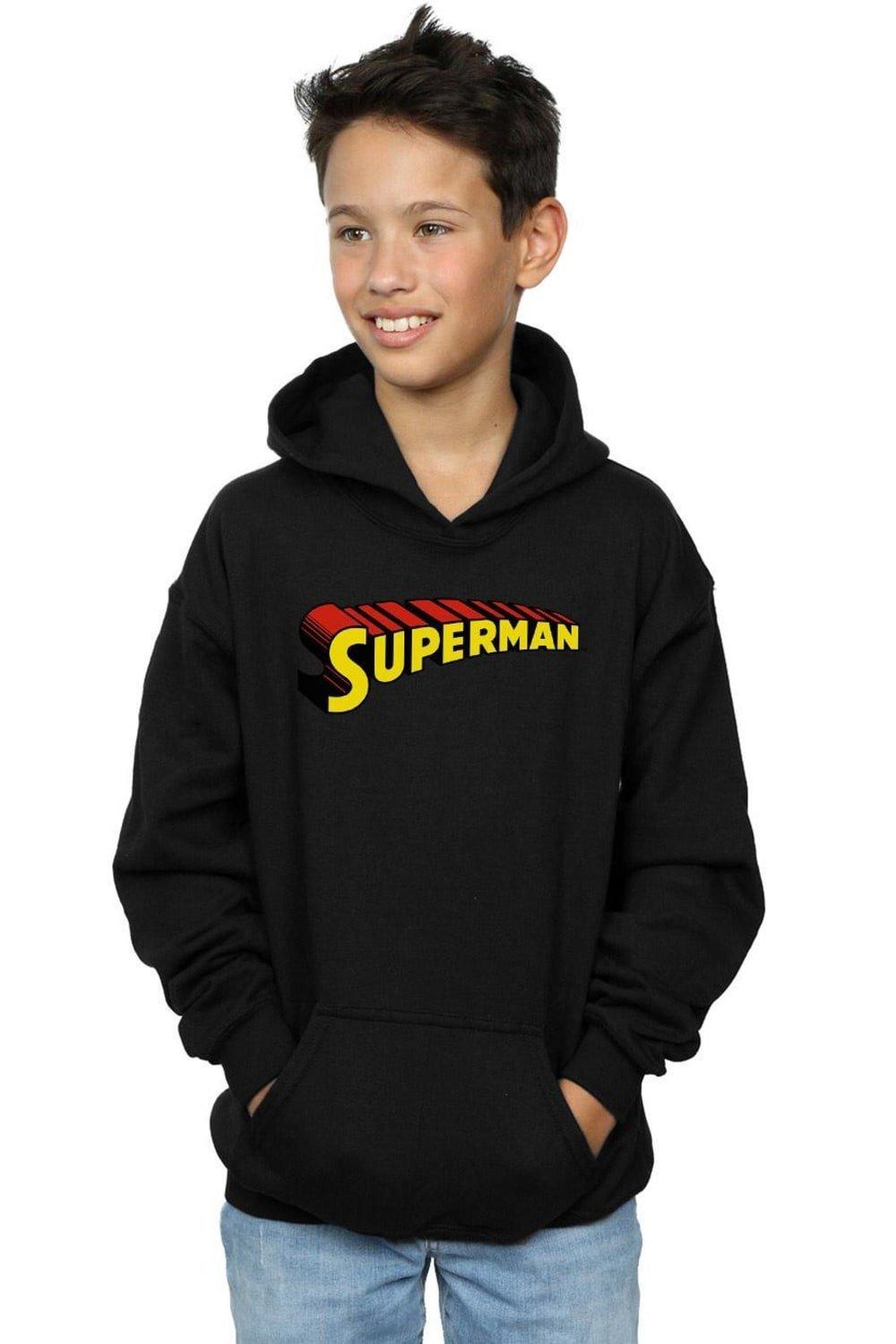 

Толстовка с капюшоном Superman Telescope Loco DC Comics, черный