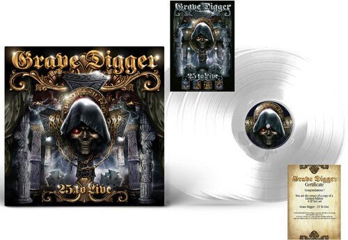

Виниловая пластинка Grave Digger - 25 To Live - Crystal Clear