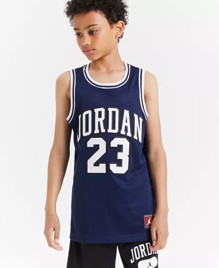 

Майка без рукавов из джерси Big Boys 23 Jordan, синий