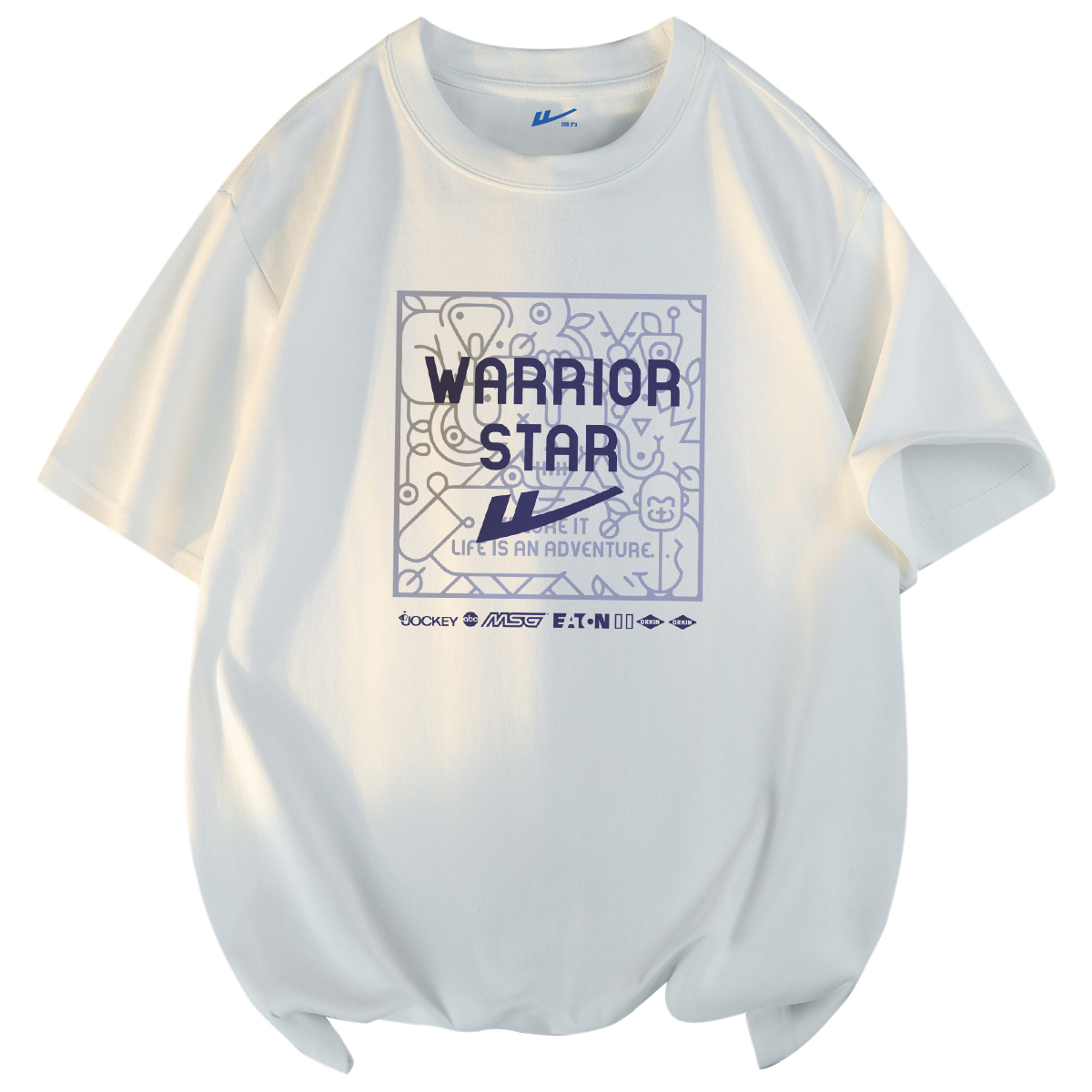 

Футболка унисекс WARRIOR, белый