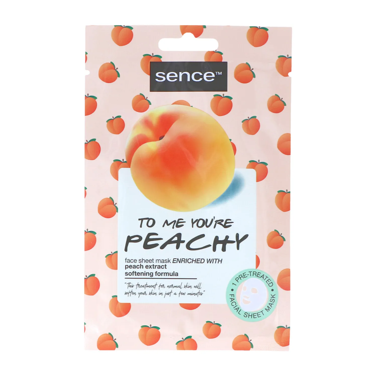 

Увлажняющая маска для лица Mascarilla To Me You're Peachy Sence Beauty, 20 ml