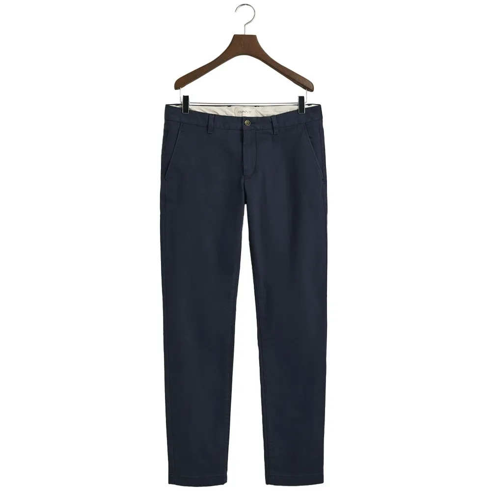 

Брюки Gant Comfort Super Slim Fit chino, синий