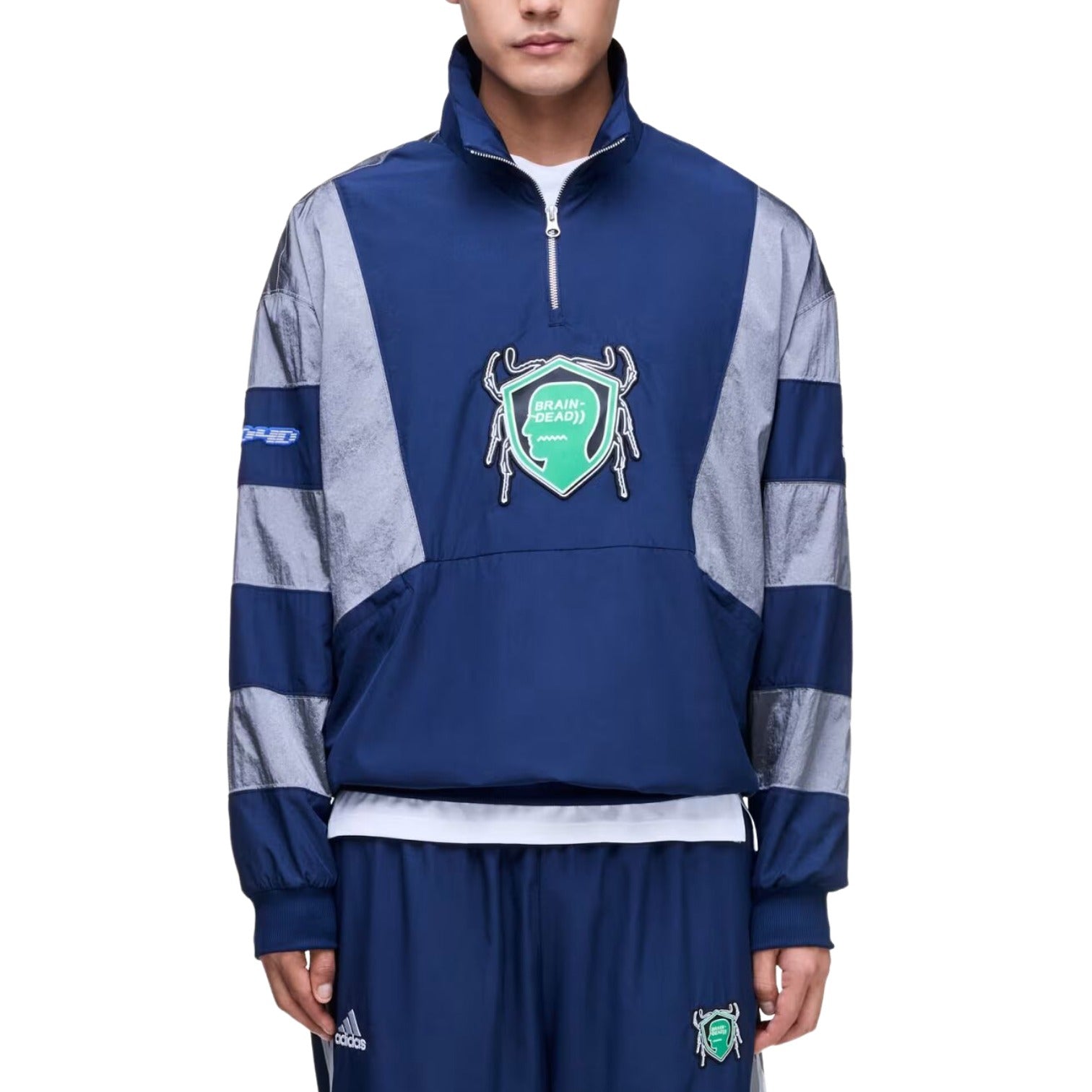 Спортивная футболка Adidas x Brain Dead 'Collegiate Navy' — фото 3