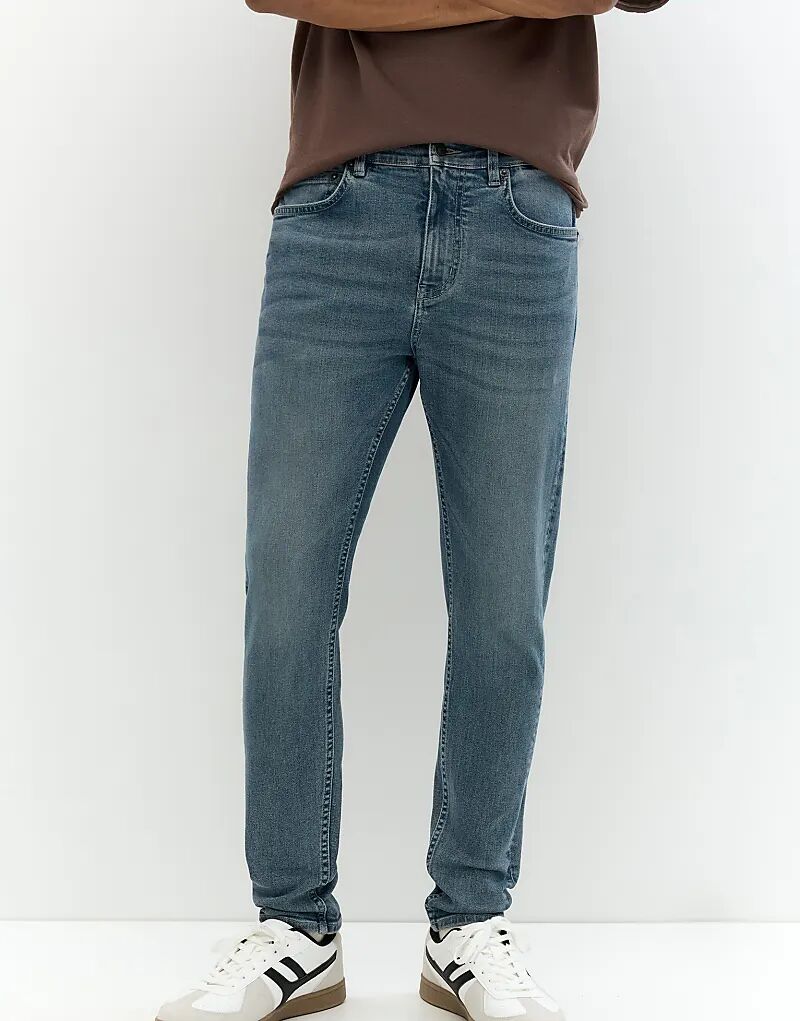 

Узкие джинсы Pull&Bear пастельно-голубого цвета