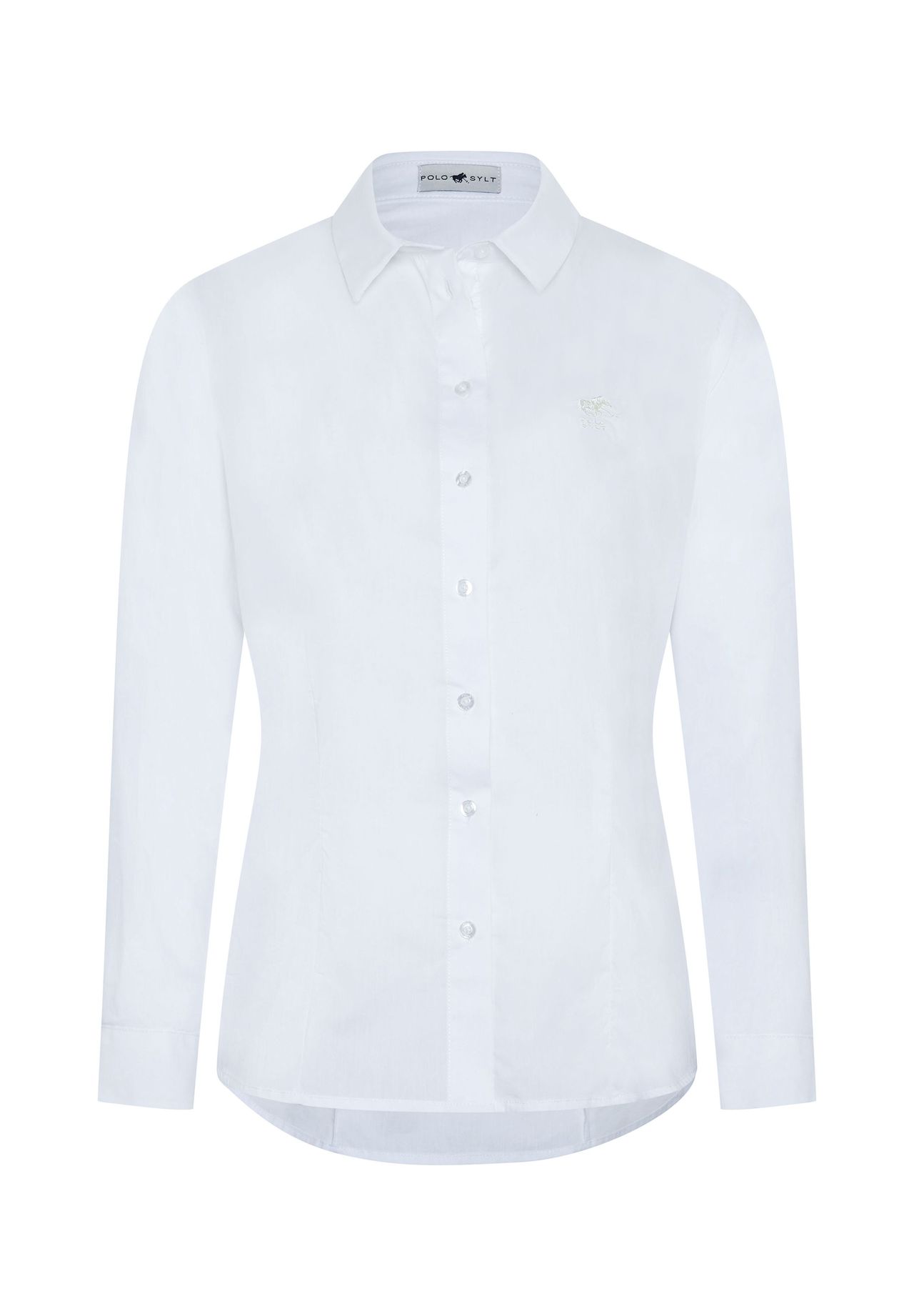 

Блузка в простом повседневном образе POLO SYLT, цвет 11-0601 Bright White
