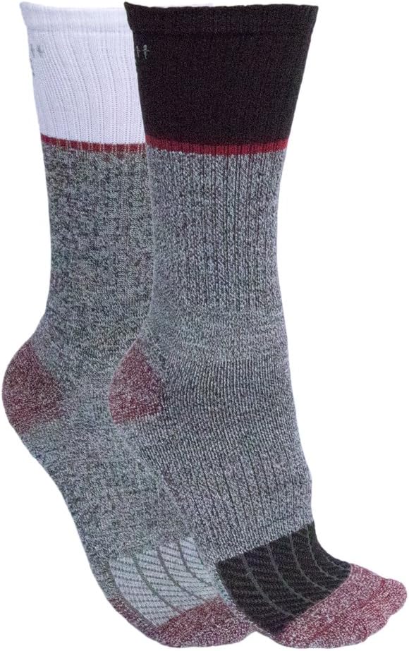 

Carhartt мужские носки SC0012M Force Midweight Steel Toe Crew, 2 пары, Black, Grey, White, Red