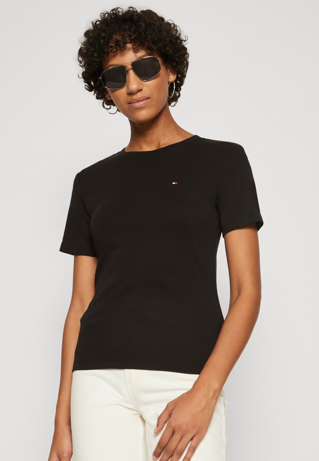 Футболка с принтом New Slim Cody Tommy Hilfiger, черный — фото 4