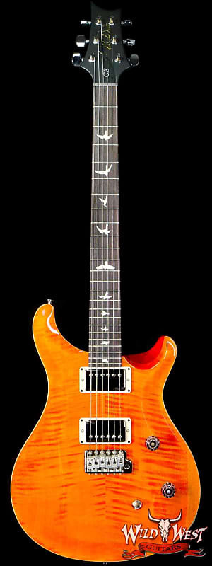 

Электрогитара Paul Reed Smith PRS Wild West Guitars 2023 Special Run CE 24 Painted Black Neck 57/08 Pickups Orange