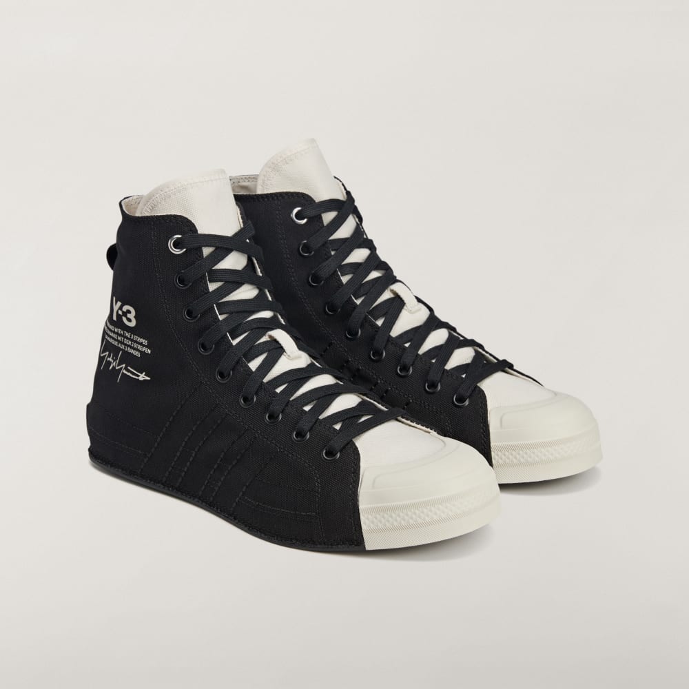 Высокие кроссовки Adidas Y-3 Nizza Hi, цвет Orbit Grey/Orbit Grey/Black — фото 2
