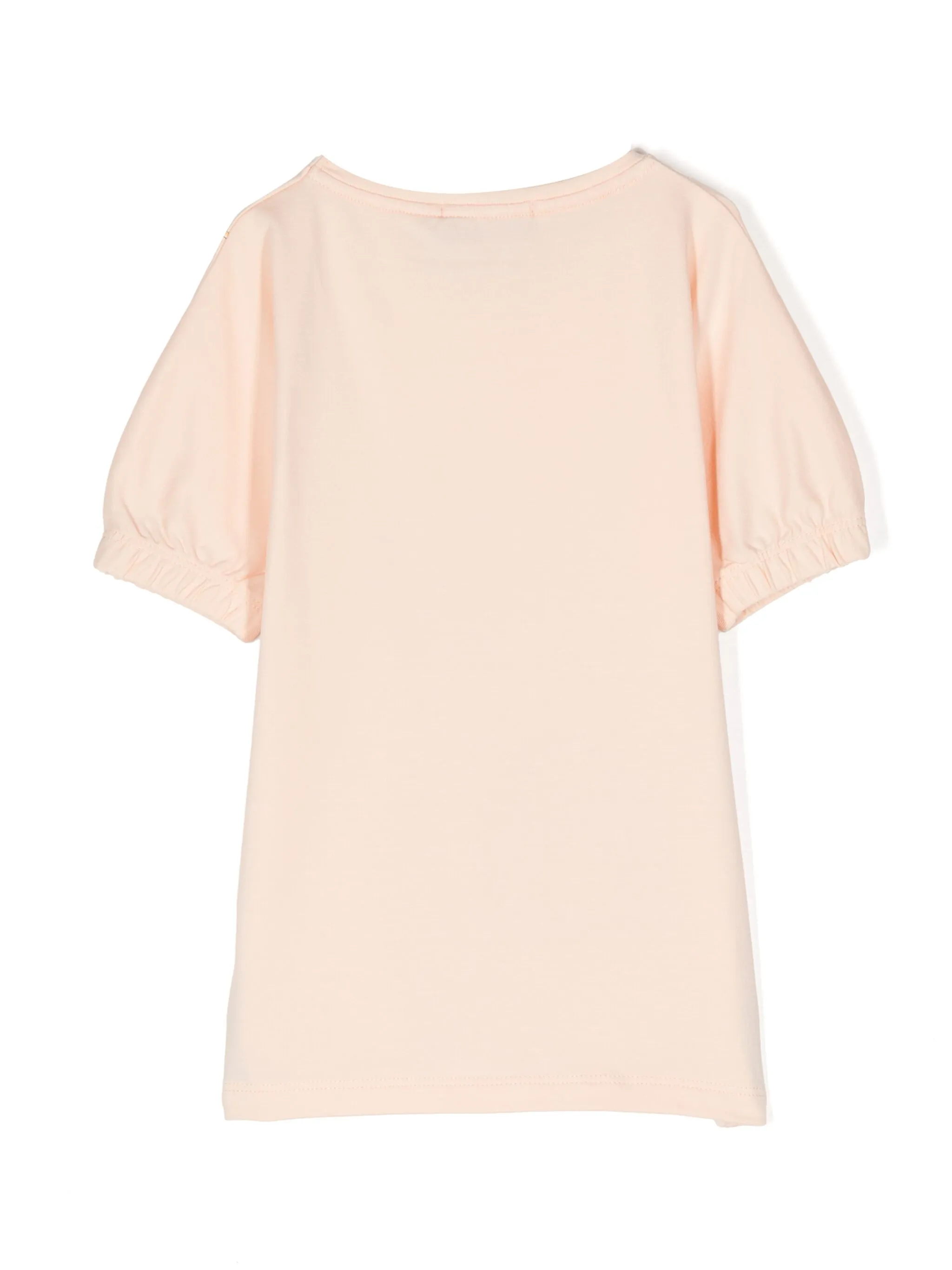 

Футболка с объемными рукавами и графичным принтом Aigner Kids, розовый