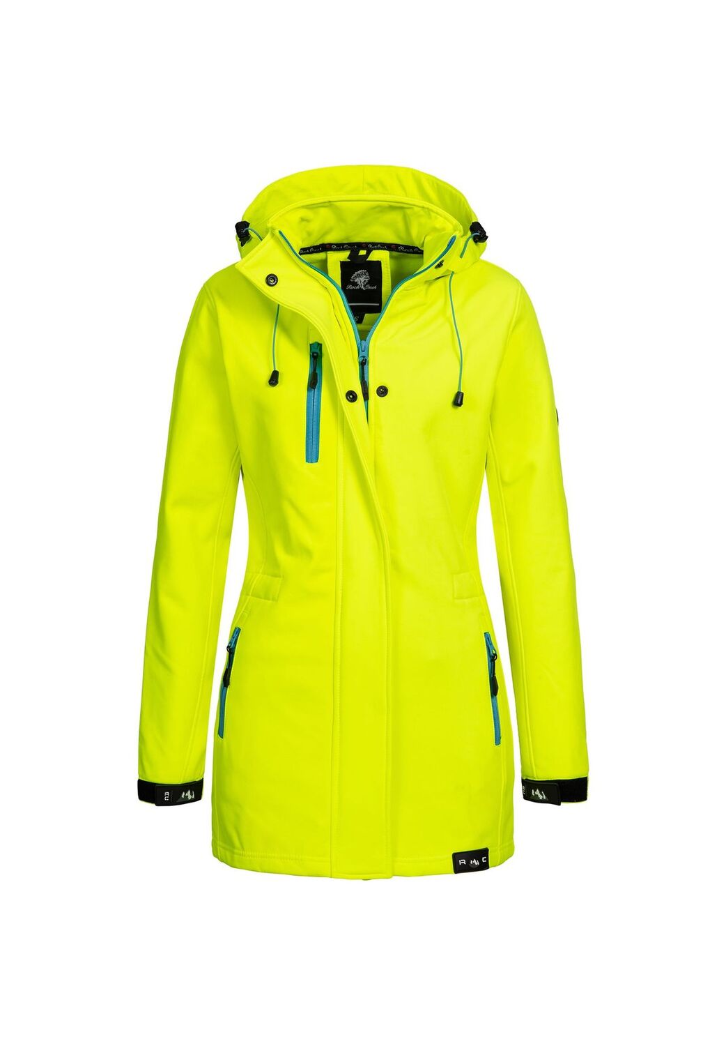 

Куртка Softshell, стандартная посадка Rock Creek, цвет Neongelb