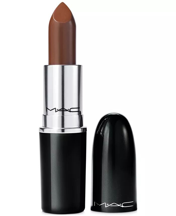 

Сияющая губная помада из люстрегласа Mac, цвет I Deserve This (deep warm brown)