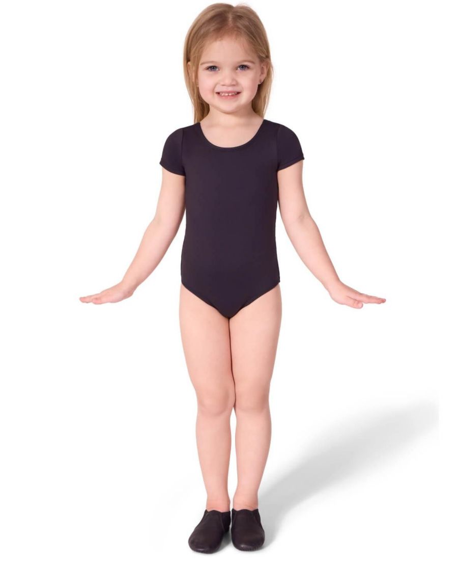 Купальник с коротким рукавом "Будущая звезда" Capezio, Black — фото 4
