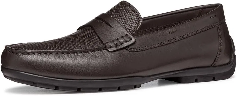 Лоферы мужские Geox U Moner W 2fit D, кофе — фото 3