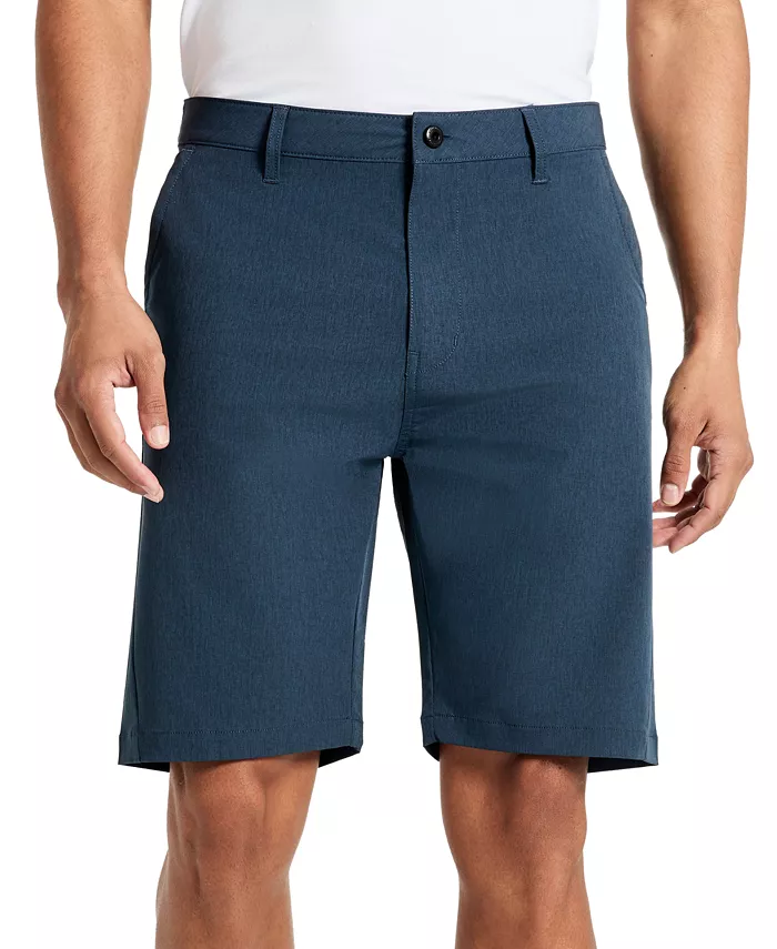

Мужские шорты Heathered Tech Performance 9" Kenneth Cole, синий
