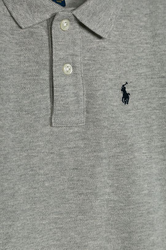 Детская футболка-поло 110-128 см Polo Ralph Lauren, серый — фото 3