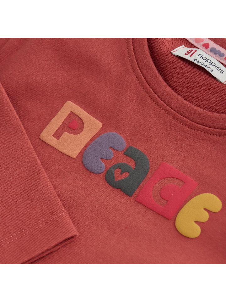 Noppies Футболка с длинными рукавами красного цвета — фото 3