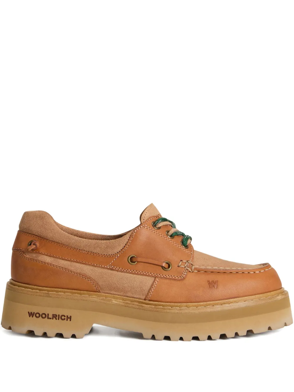 Топсайдеры на платформе WOOLRICH, коричневый