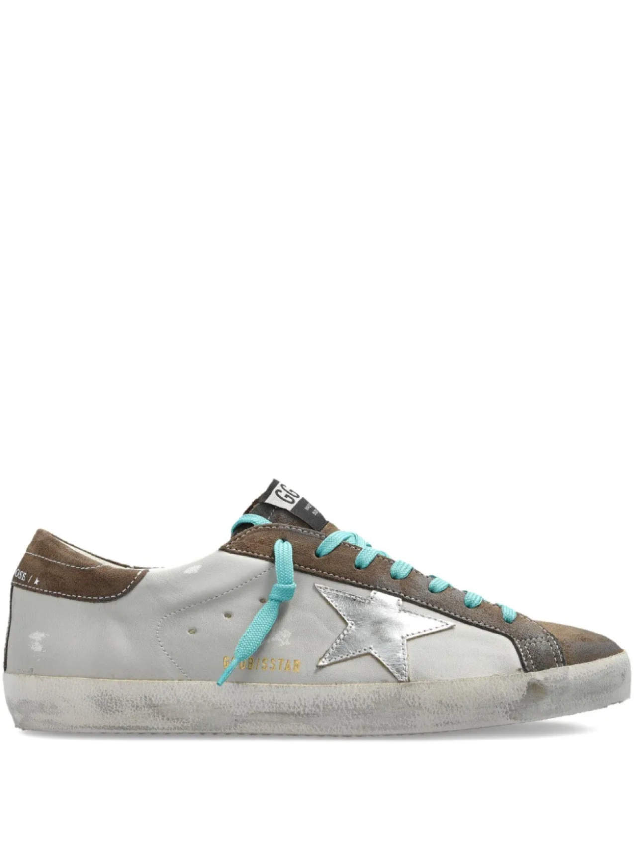 

Golden Goose кеды Super-Star с эффектом потертости, белый