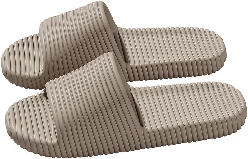 

Тапочки VIDSID для мужчин и женщин- удобные, легкие, с антискользящей подошвой для дома, ванной, СПА и пляжа- различные цвета и размеры для широкой стопы, хаки