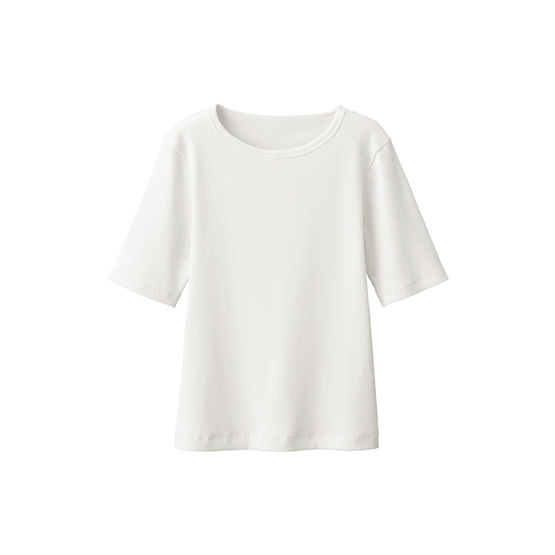 

Футболка женская Muji с круглым вырезом, черный