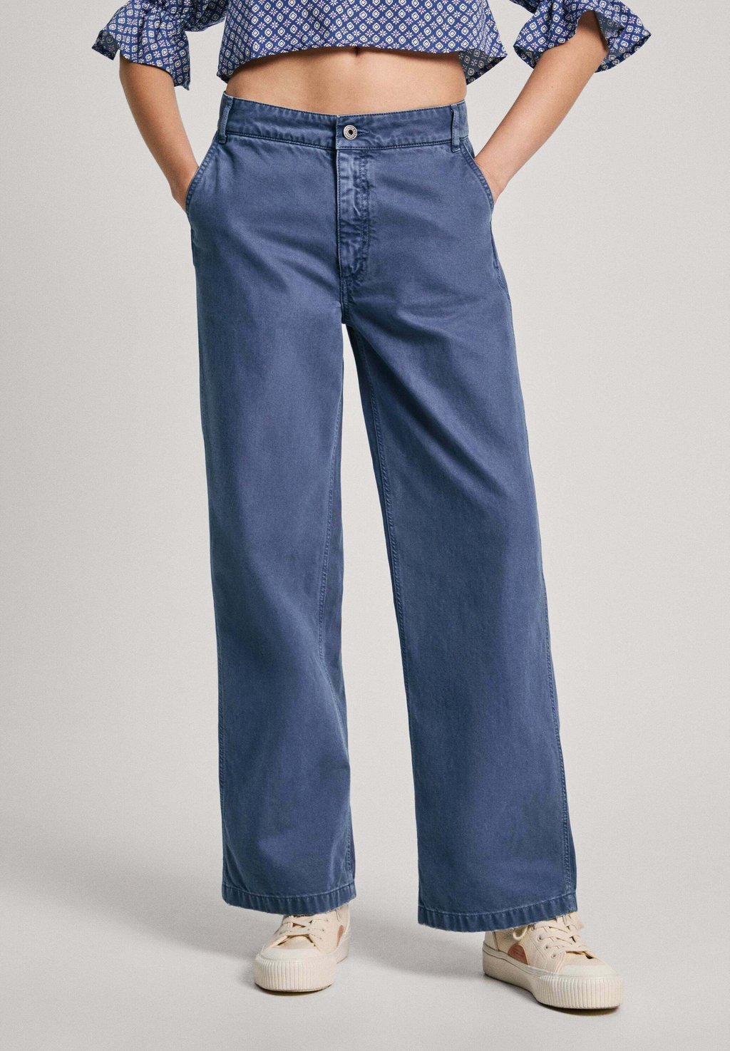 

Джинсы прямого кроя ANYA Pepe Jeans, синий
