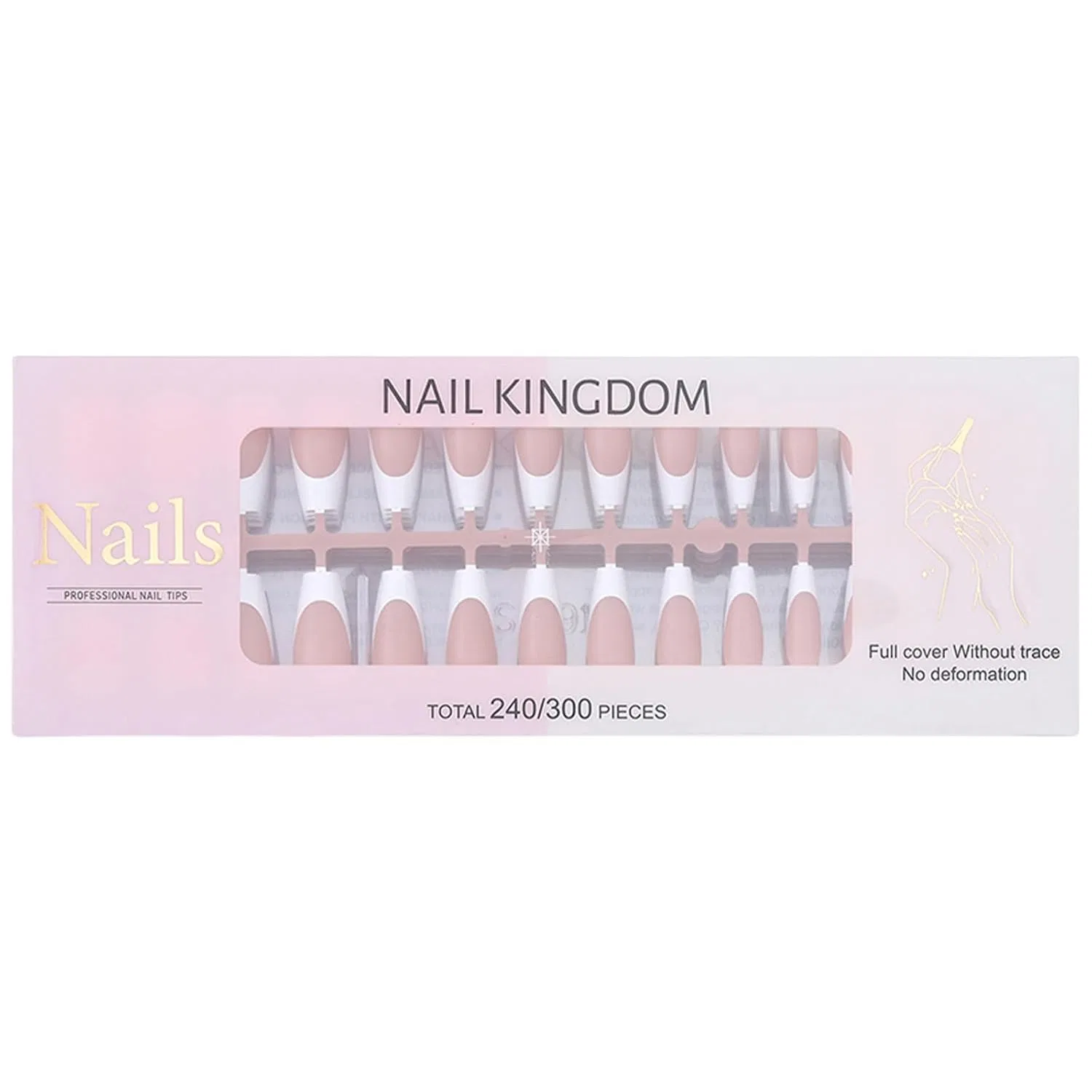 Накладные ногти с французским кончиком, 240 шт. Hnsdsvcd, Fs02