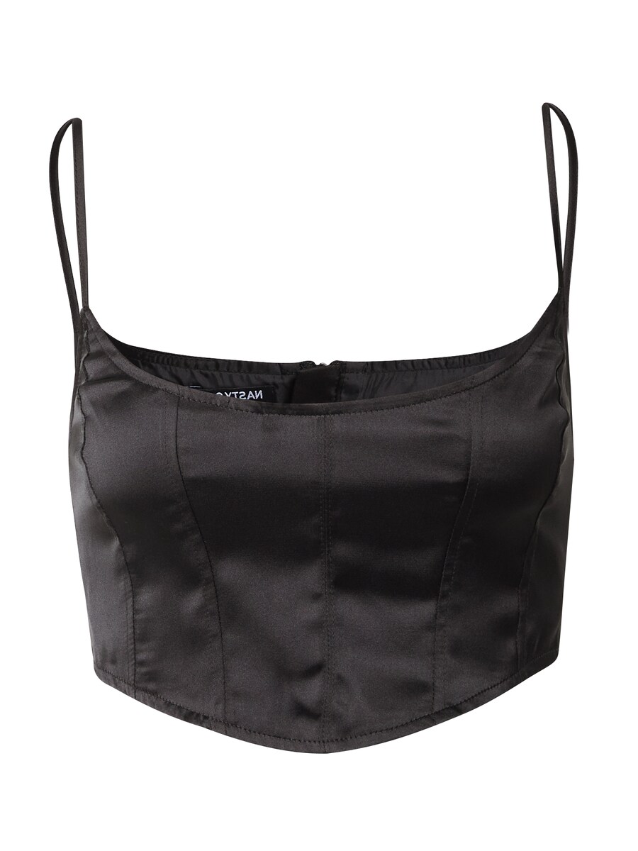 

Укороченный топ Nasty Gal Top, черный
