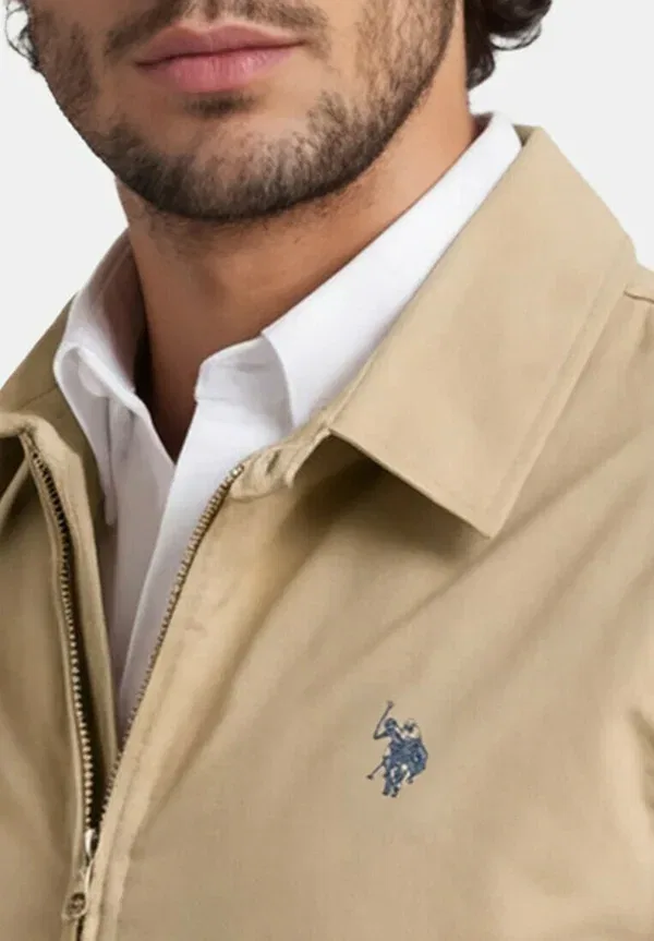 Куртка U.S. Polo Assn. Usmaverrick, бежевая — фото 4