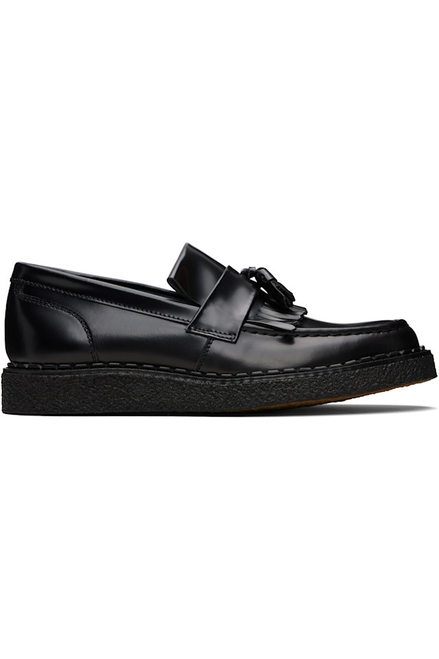 

Деруаны с кисточками George Cox Edition из кожи Fred Perry, черный