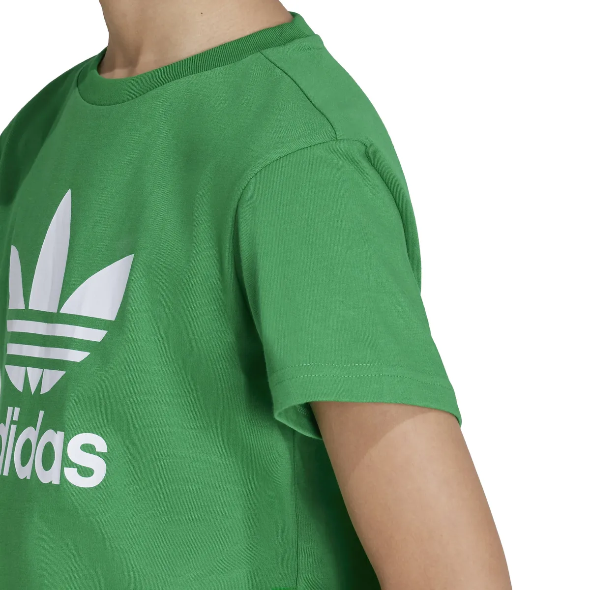 Футболка Adidas Originals "TREFOIL TEE", зеленый — фото 2