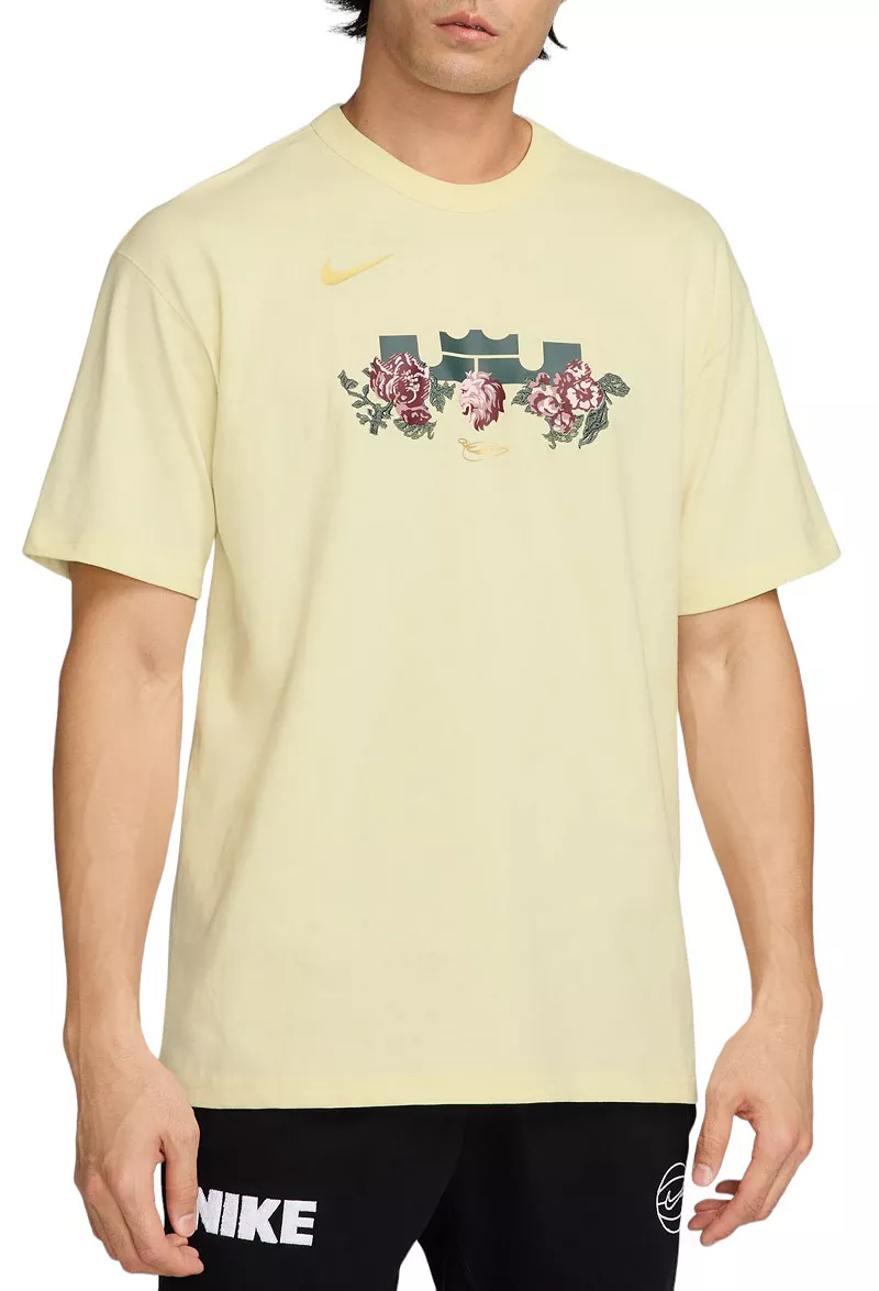 

Мужская футболка с графическим логотипом Nike Max90 Lebron, цвет Coconut Milk