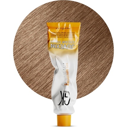 

GK HAIR Global Keratin Профессиональная крем-краска для волос в тюбике 3,4 жидких унции 100 мл Питательные очищающие краски для укладки Высокоэффективный стойкий полуперманентный натуральный тонер Краска Goldens 8,3 Светло-русый