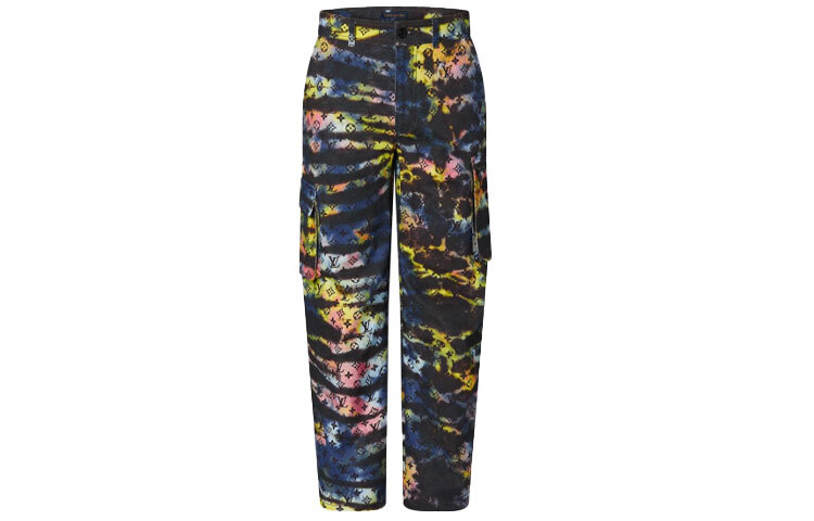 

Брюки-карго Louis Vuitton Printed Monogram мужские, черный