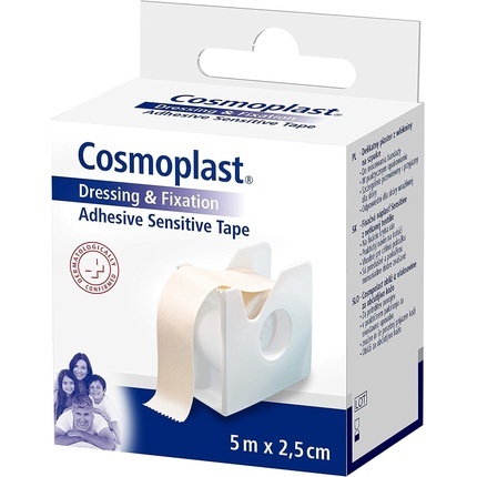 

Клейкая лента Cosmoplast Sensitive в дозаторе 5мx2,5см