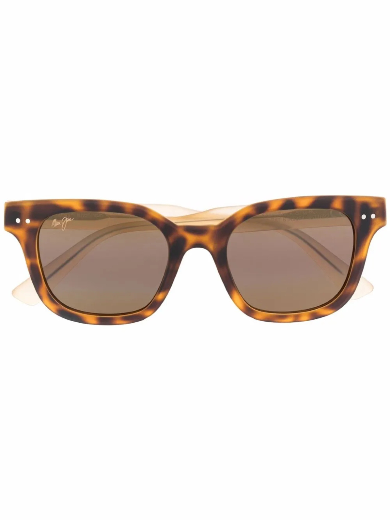 

Maui Jim солнцезащитные очки трапециевидной формы, коричневый