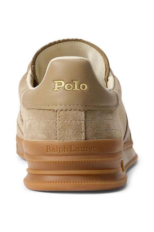 Замшевые кроссовки Hrt Aera Pp Polo Ralph Lauren, бежевый — фото 3
