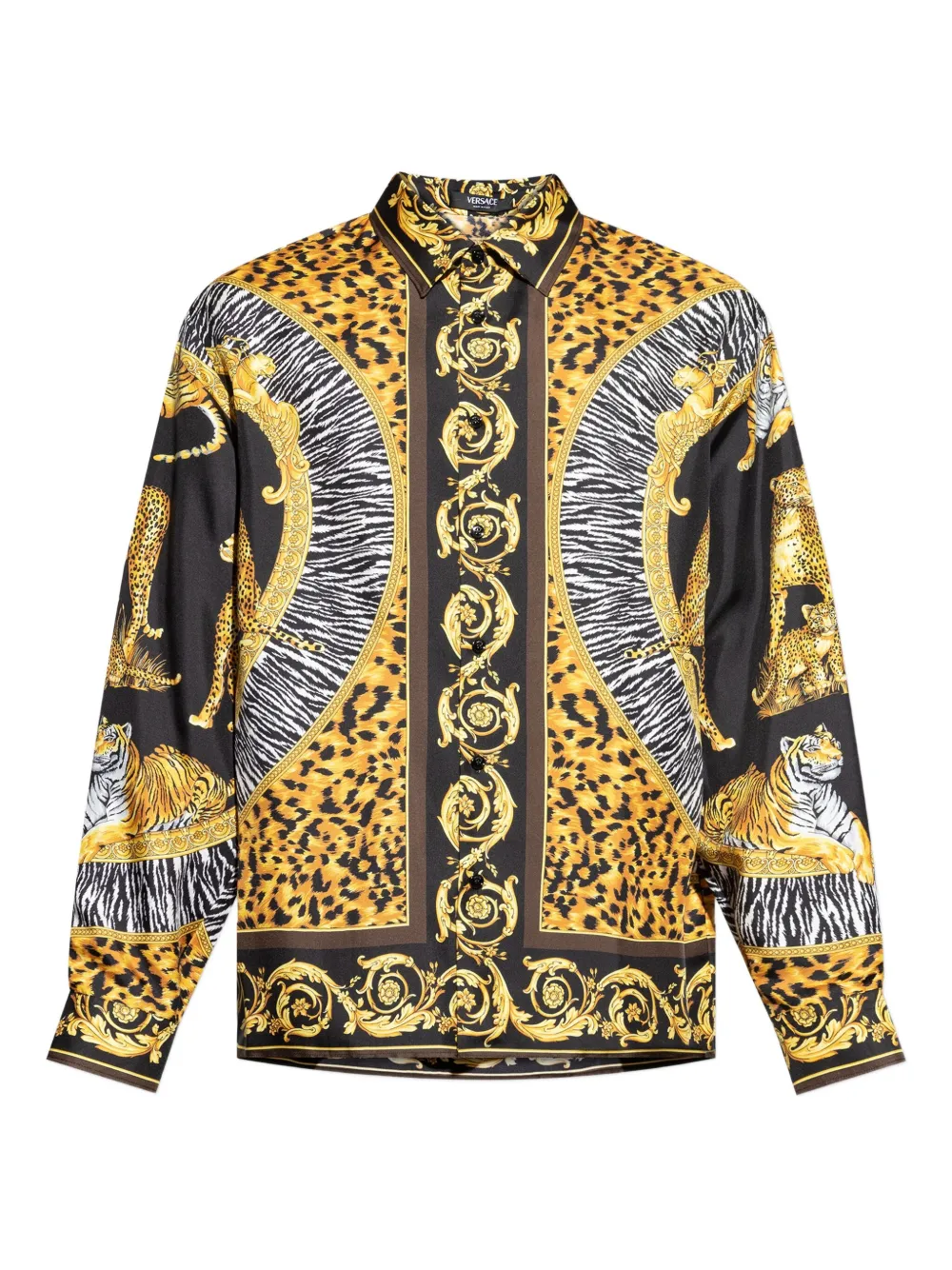 

Рубашка с принтом VERSACE, желтый