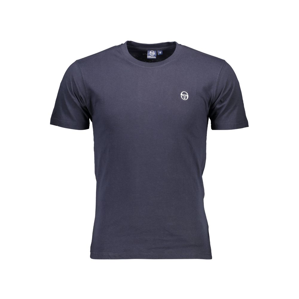 

Синяя хлопковая футболка Sergio Tacchini