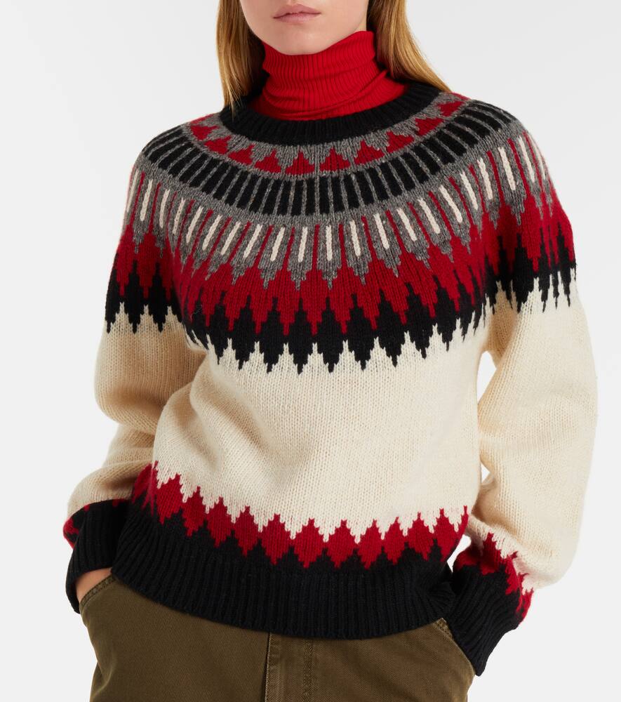 Свитер из шерсти и кашемира с узором фэр-айл Polo Ralph Lauren, Auth Cream Multi — фото 3